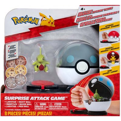 Jazwares Pokémon figurková bitva Surprise Attack Game Larvitar – Zboží Mobilmania