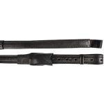 KenTaur Třmenové řemeny kožené s nylonem černé 130 cm – Zboží Dáma