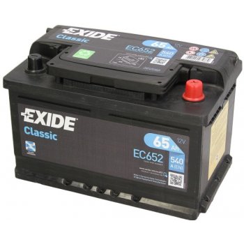 Exide Classic 12V 65Ah 540A EC652