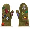 Dětské rukavice Palace x UGG Sheepskin mitten Burnt Olive