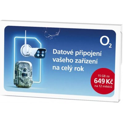 Anonymní SIM karta pro lokátor - O2 Data na rok 15 GB - bez kreditu – Zbozi.Blesk.cz