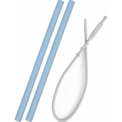 Minikoioi Brčko silikonové 2 ks s kartáčkem Mineral Blue – Hledejceny.cz