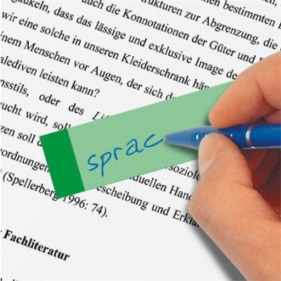 SIGEL Samolepicí záložky, 10y50 lístků, 15x50 mm, SIGEL Transparent, mix barev ,balení 500 ks 21277 – Sleviste.cz