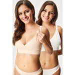 Ecorie 2PACK kojicí podprsenka Amora béžová-smetanová – Zboží Dáma