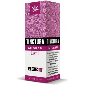 CBDex CBD Tinctura migren 5% 10 ml