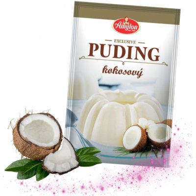 Amylon Exclusive puding kokosový 40 g – Zbozi.Blesk.cz