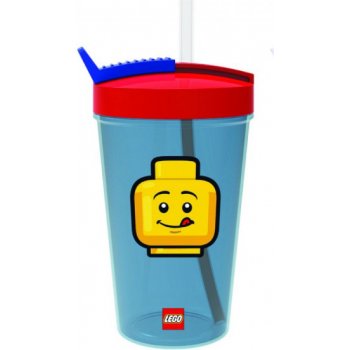 LEGO® ICONIC CLASSIC Pohár s brčkem 500 ml