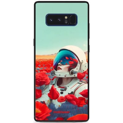 Pouzdro Mobiwear Glossy Samsung Galaxy Note 8 - G001G Astronautka v květech