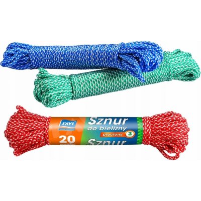 ravi Pletená prádelní šňůra 20 m – Sleviste.cz