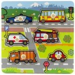 MPZ Rock David vkládačka moje první auta 6 ks – Zboží Mobilmania