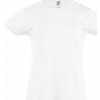Dětské tričko Sol's pro dětské bavlněné tričko děvčátka bílá