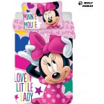 Jerry Fabrics povlečení Minnie růžové 100 x 135 cm 40 x 60 cm – Sleviste.cz