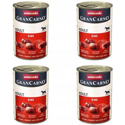 Animonda GranCarno Adult Beef 4 x 400 g – Hledejceny.cz