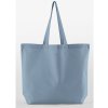Nákupní taška a košík Westford Mill Maxi bavlněná taška WM165 Dusty Blue 35x39x13,5 cm