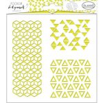 Aladine Šablona 15x15 cm geometrie trio – Zboží Dáma