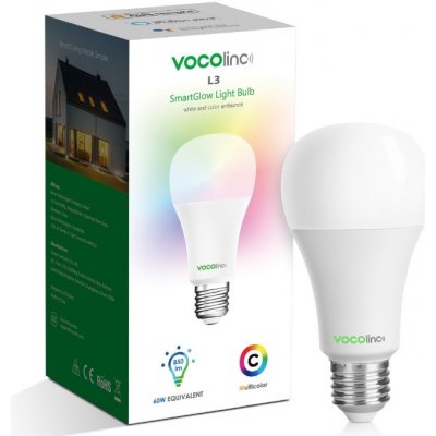 Vocolinc Smart žárovka L3 ColorLight, 850lm, E27, bílá – Hledejceny.cz