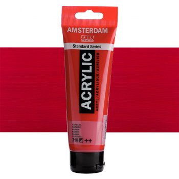 Amsterdam Standard akrylová barva 120 ml 318 Carmine