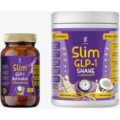 Golden Life Slim GLP-1 Shaker Duo s příchutí kokos - bílá čokoláda – Zboží Dáma