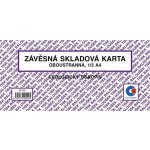 Baloušek Tisk ET470 Závěsná skladová karta, oboustranná – Zboží Dáma