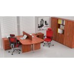 NABYTEK-DESIGNOVY.CZ - ZE 2.12P 03 Sestava kancelářského nábytku Komfort 2.12 calvados – Zboží Dáma