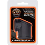 Kiotos KSB Silicone Triple-Hole Cock & Ball Splitter Black – Zboží Mobilmania