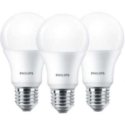 Philips LED žárovka E27 10W 2700K 230V A60 SET3ks P775544