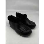 Dámské gumové nazouváky s kožíškem černé – Zboží Dáma