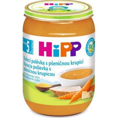 HiPP BIO Kuřecí s pšeničnou krupicí 190 g