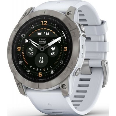 Garmin Epix™ Pro 51mm (Gen 2) Sapphire Edition Titanium / Whitestone Band - 010-02804-11 + 5 let záruka, pojištění a dárek ZDARMA