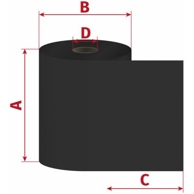 OEM Páska 110mm x 300m TTR premium pryskyřice, D25/OUT 1009946