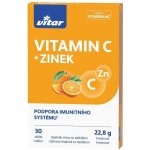 Vitar Vitamin C+zinek 30 tablet – Hledejceny.cz