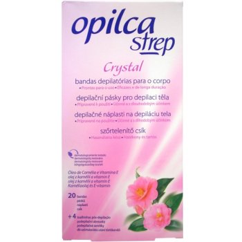 Opilca Strep voskové pásky Body depilace Argan 20 ks