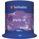 Verbatim DVD+R 4,7GB 16x, spindle, 100ks (43551)