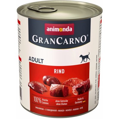 Animonda GranCarno Adult s čistě hovězím masem 6 x 0,8 kg – Zboží Mobilmania