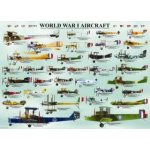 EuroGraphics Letadla 1. světové války World War I Aircrafts 1000 dílků – Zboží Dáma