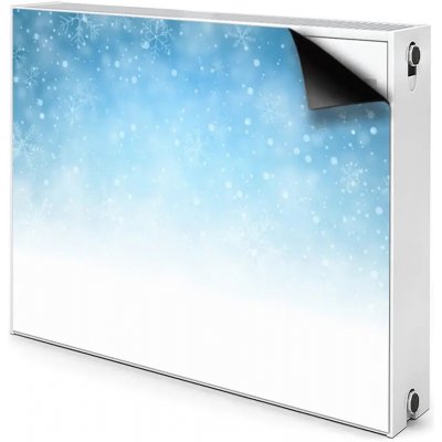 Magnetický kryt na radiátor Vzor zimní sněhové vločky 80x60 cm – Hledejceny.cz