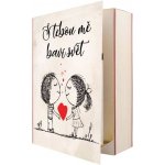 Bohemia Gifts S tebou mě baví svět sprchový gel 200 ml + šampon na vlasy 200 ml kniha dárková sada – Zboží Dáma