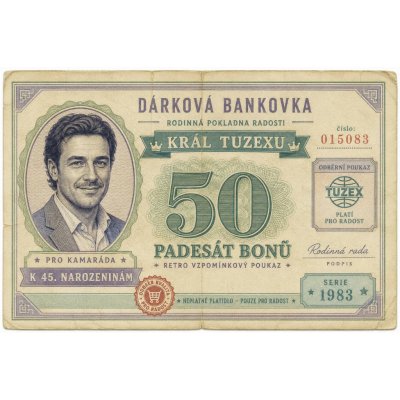 Bezvadary.cz | Dárková bankovka pro kamaráda k narozeninámA4 30x21cm db6 – Hledejceny.cz