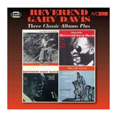 REVEREND GARY DAVIS - Three Classic Albums Plus Pure Religion And Bad Company Say No To The Devil A Little More Faith CD