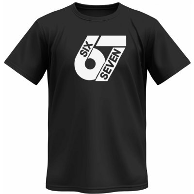 tričko 67 (Six Seven) Černá – Zboží Mobilmania