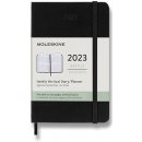 Moleskine A5 týdenní 2023 černý