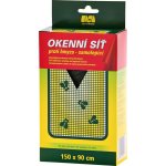 Síť okenní 150 x 90 cm černá samolepící – Zboží Dáma