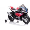 Dětské elektrické vozítko LeanToys dětská elektrická motorka BMW HP4 Race JT5001 červená