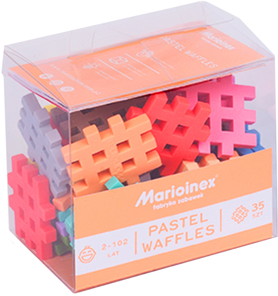 Marioinex MINI WAFLE PASTEL 35 ks