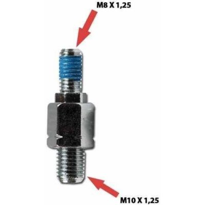 Redukce na zrcátka na motorku, M10x1,25-M8x1,25 – Zbozi.Blesk.cz