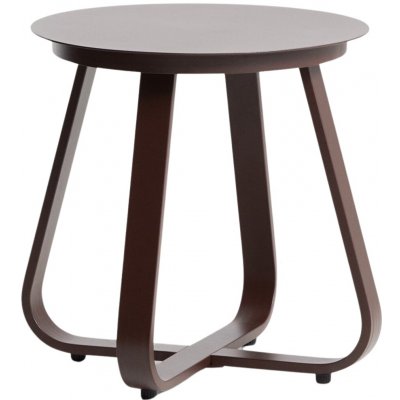 Kave Home zahradní stolek Tamaris 48 cm Hnědý – Hledejceny.cz