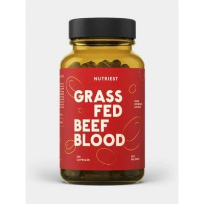 Nutriest Hovězí krev grass fed, 180 kapslí – Hledejceny.cz