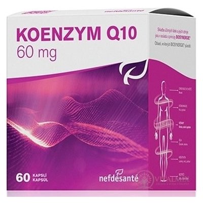 Nef de Santé KOENZYM Q10 60 mg 60 kapslí – Zboží Mobilmania
