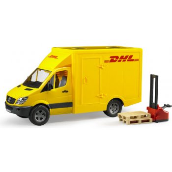 Bruder 2534 MB Sprinter DHL s paletovým vozíkem