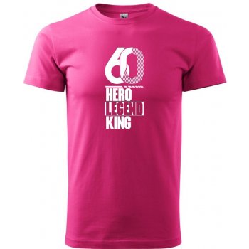 Heavy new Hero Legend King x Queen 1960 triko pánské Purpurová